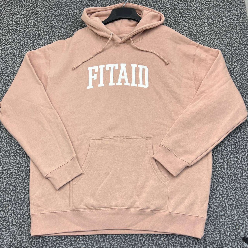 Fitaid Hoodie Men Extra Large Lifeaid Beverage Co. Pullover Long Sleeve Outdoor
